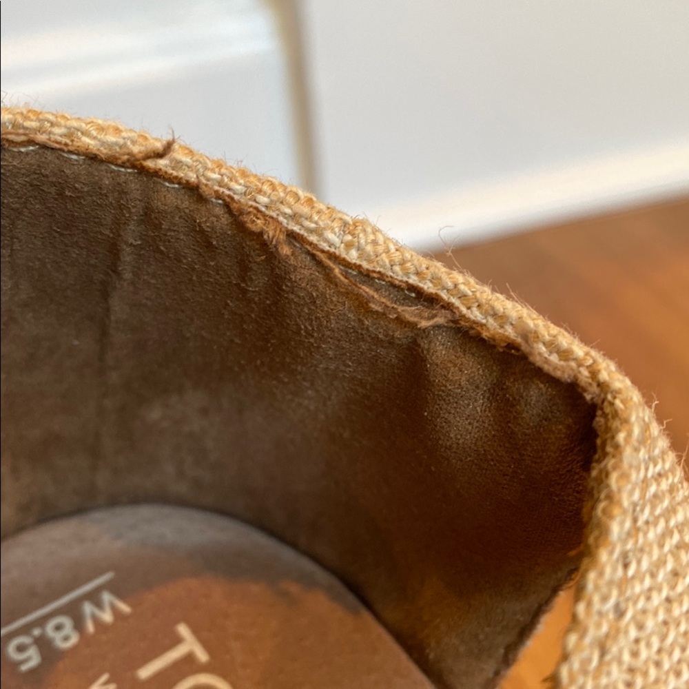 EUC Toms Cork Wedge Strappy Sandals - Picture 10 of 13